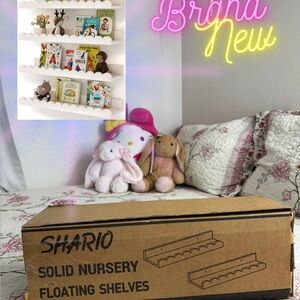 Shario Solid Nursery Floating Shelves